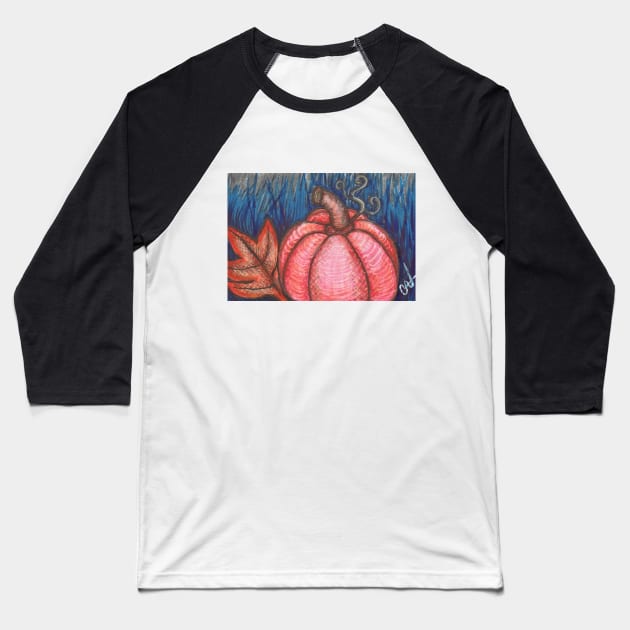 Great Pumpkin Baseball T-Shirt by CAutumnTrapp